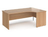 Contract 25 - Ergonomic Panel End Leg Desk - Right Hand.