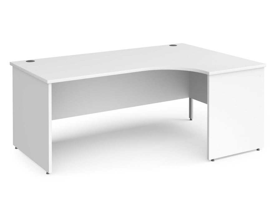 Contract 25 - Ergonomic Panel End Leg Desk - Right Hand.