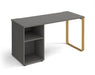 Cairo - Sleigh Frame Desk with Pedestal.