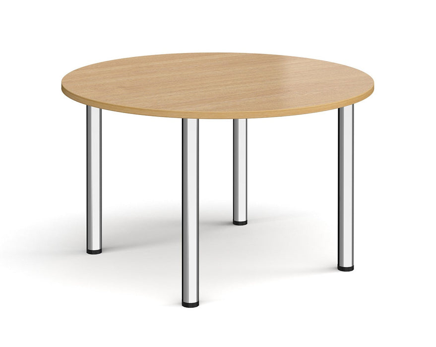 Radial Leg - Meeting Room Table - Chrome Legs.