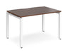 Adapt II - Single Bench Desk - White Frame - 800mm.