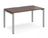 Adapt II - Single Bench Desk - Silver Frame - 800mm.