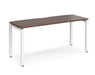 Adapt II - Single Bench Desk - White Frame - 600mm.