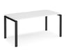 Adapt II - Single Bench Desk - Black Frame - 800mm.