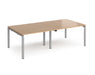 Adapt - Rectangular Boardroom Table - Silver Frame.