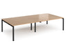 Adapt - Rectangular Boardroom Table - Black Frame.