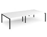 Adapt - Rectangular Boardroom Table - Black Frame.