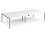 Adapt - Rectangular Boardroom Table - Silver Frame.