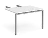 Adapt - Double Return Add On Desk Unit - Silver Frame.