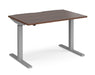 Elev8²Mono - Sit-stand Desk - Silver Frame.