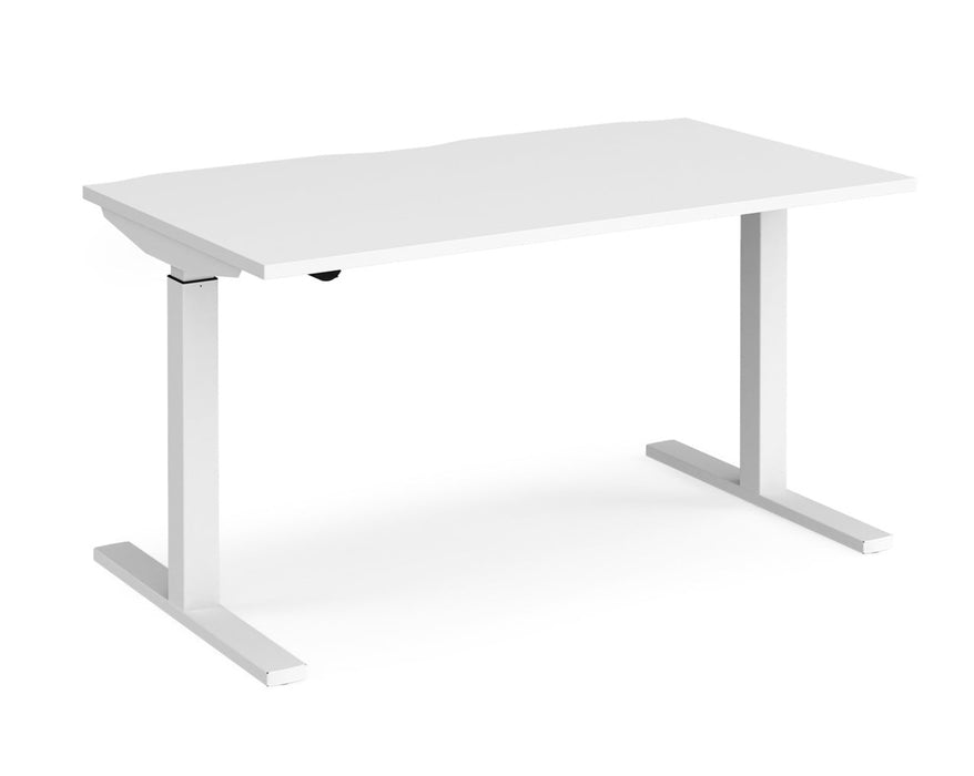 Elev8²Mono - Sit-stand Desk - White Frame.