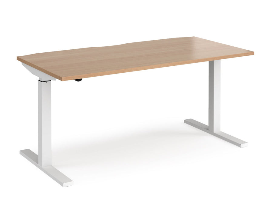 Elev8²Mono - Sit-stand Desk - White Frame.