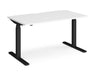 Elev8²Touch - Sit-stand Single Desk - Black Frame.