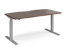 Elev8²Touch - Sit-stand Single Desk - Silver Frame.