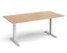 Elev8²Touch - Boardroom Table - Silver Frame.