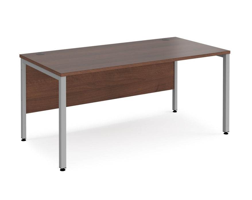 Maestro 25 -  Straight Desk 800mm Depth - Bench Leg Frame in Sliver.