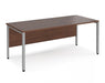 Maestro 25 -  Straight Desk 800mm Depth - Bench Leg Frame in Sliver.