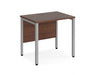 Maestro 25 -  Straight Desk 600mm Depth - Bench Leg Frame in Sliver.