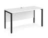 Maestro 25 -  Straight Desk 600mm Depth - Bench Leg Frame in Black.