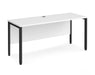 Maestro 25 -  Straight Desk 600mm Depth - Bench Leg Frame in Black.