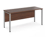 Maestro 25 -  Straight Desk 600mm Depth - Bench Leg Frame in Sliver.