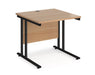 Maestro 25 - Straight Square 800mm Deep Desk.