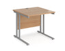 Maestro 25 - Straight Square 800mm Deep Desk.