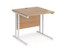 Maestro 25 - Straight Square 800mm Deep Desk.