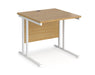 Maestro 25 - Straight Square 800mm Deep Desk.