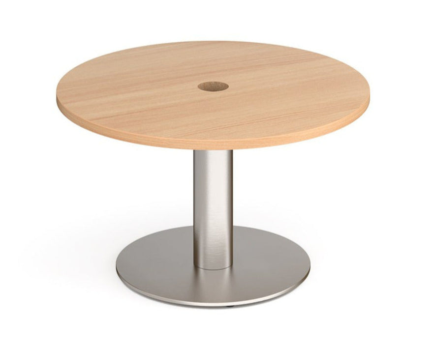 Monza - Circular Coffee Table with Central Circular Cutout.