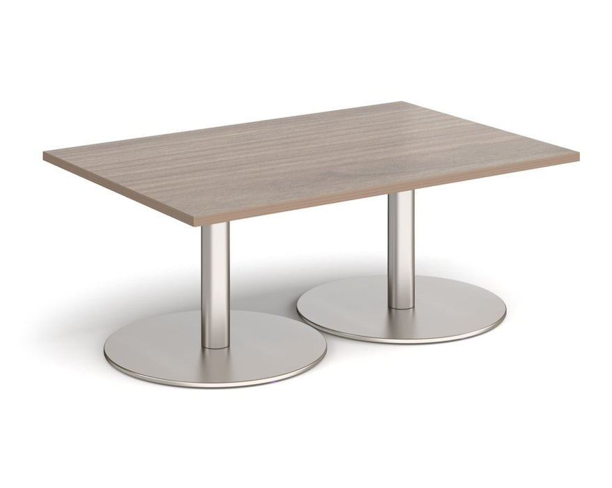 Monza - Rectangular Coffee Table - Brushed Steel Base