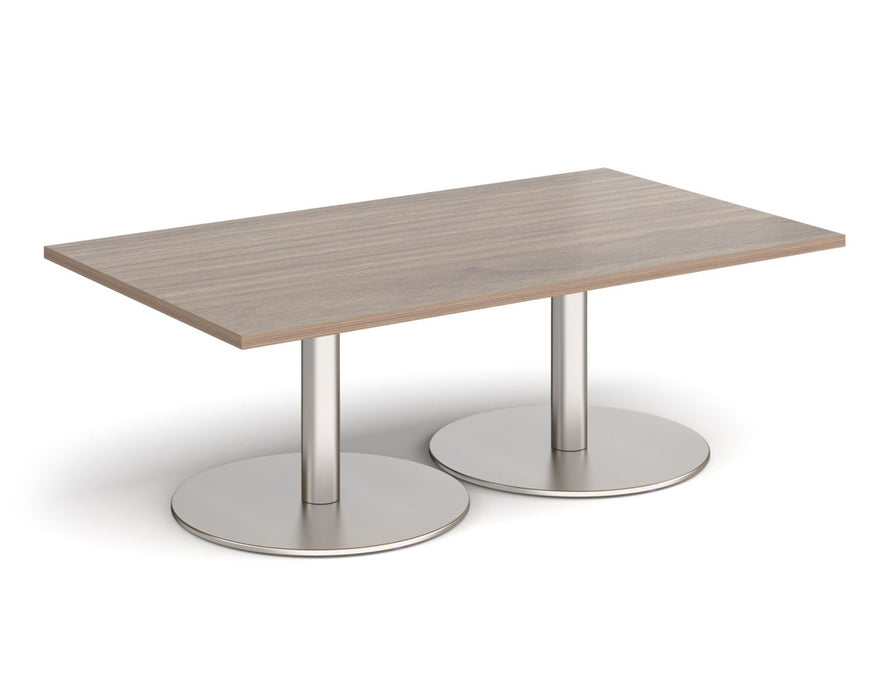 Monza - Rectangular Coffee Table - Brushed Steel Base