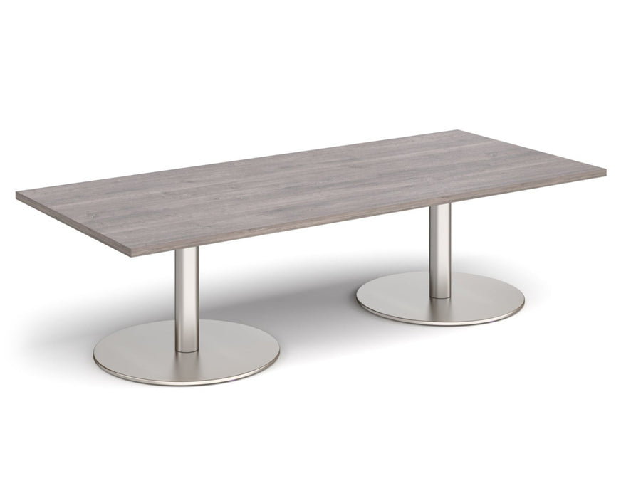 Monza - Rectangular Coffee Table - Brushed Steel Base