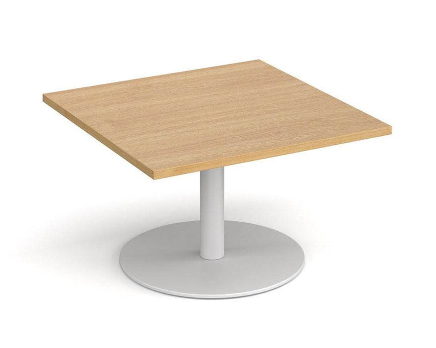 Monza - Square Coffee Table - White Base.