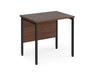 Maestro 25 - Straight Desk - Black H-frame Leg.