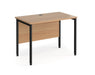 Maestro 25 - Straight Desk - Black H-frame Leg.