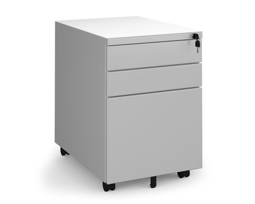 Three Drawer Mobile Steel Pedestal