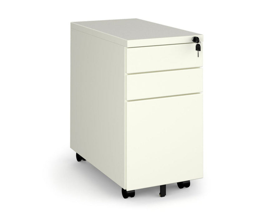 Three Drawer Mobile Steel Pedestal