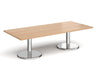 Pisa - Rectangular Coffee Table - Chrome Base.