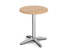 Roma - Circular Dining Table with 4 Leg Chrome Base.