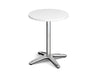 Roma - Circular Dining Table with 4 Leg Chrome Base.