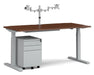 Elev8 Mono- Straight Sit-Stand Workstation.