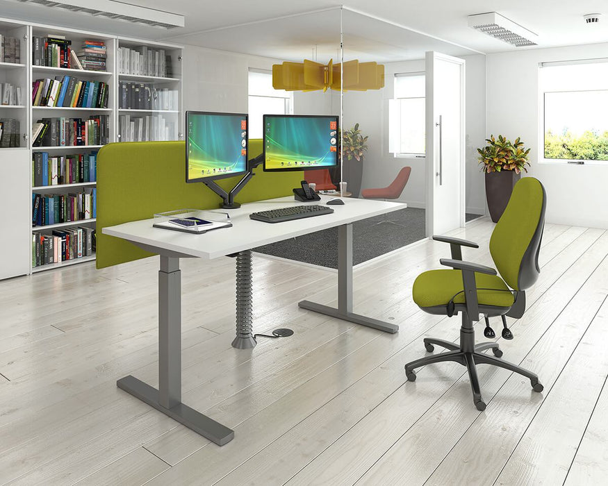 Elev8 Mono- Straight Sit-Stand Workstation.