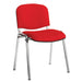 Taurus - Fabric Meeting Chair - Chrome Frame.