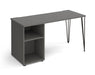 Tikal - Hairpin Led Desk with Pedestal.