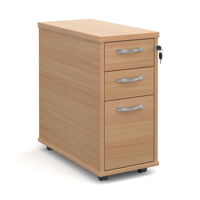 Universal Three Drawer Mobile Pedestal - Tall Slimline.