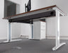 TR10 - Straight Desk with Cabel Managed Cantilever Leg - 800mm - White Frame.