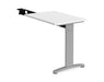 TR10 - Single Return Desk - Silver Frame.