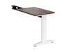 TR10 - Single Return Desk - White Frame.