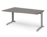 TR10 - Left Hand Wave Desk - Silver Frame.